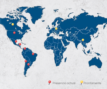 Mapa de Latinoamérica